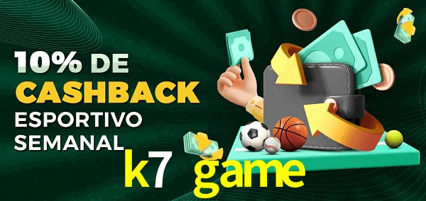10% de bônus de cashback na k7 game