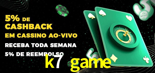 Promoções do cassino ao Vivo k7 game